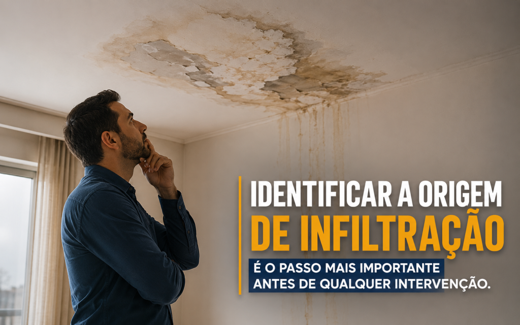 Antes de Quebrar Tudo: Como Identificar a Origem Real de uma Infiltração