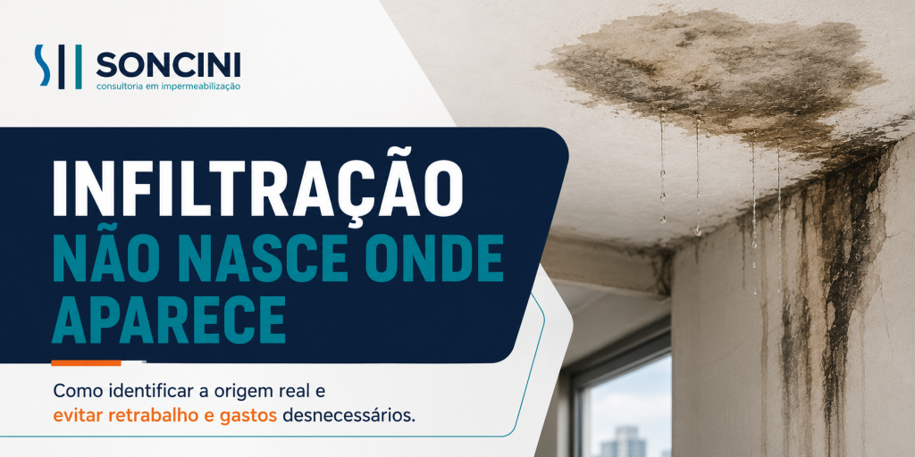 Antes de Quebrar Tudo: Como Identificar a Origem Real de uma Infiltração