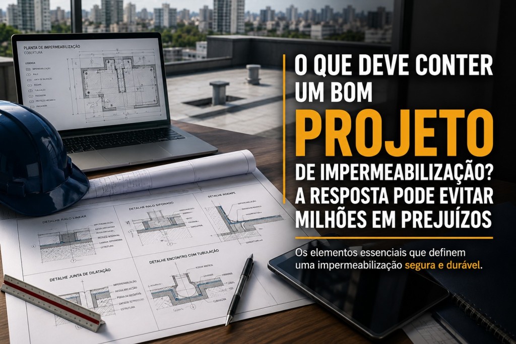 O que Deve Conter um Bom Projeto de Impermeabilização? A Resposta Pode Evitar Milhões em Prejuízos