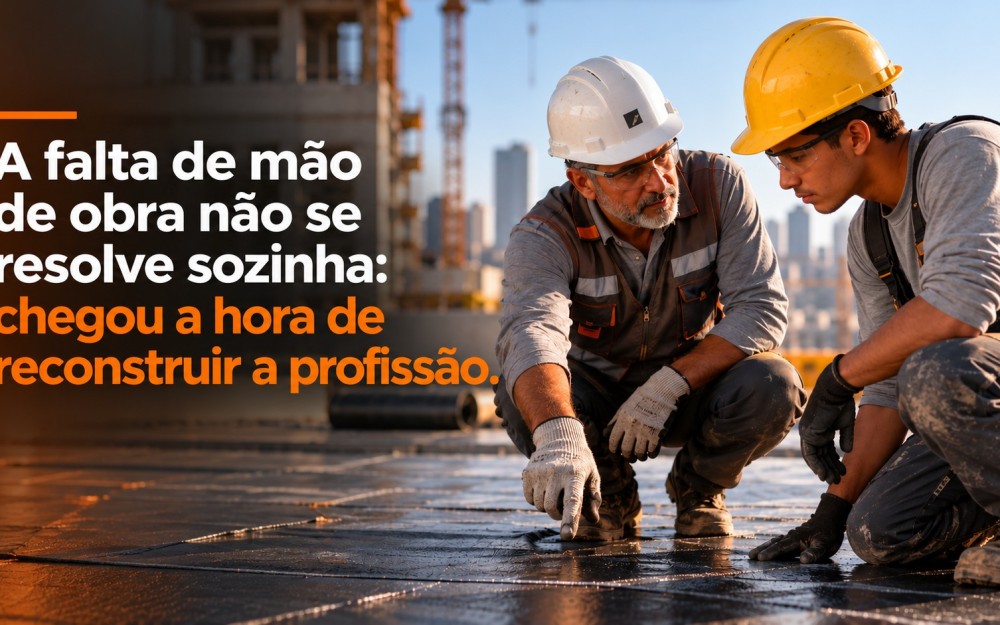 A falta de mão de obra não se resolve sozinha: chegou a hora de reconstruir a profissão