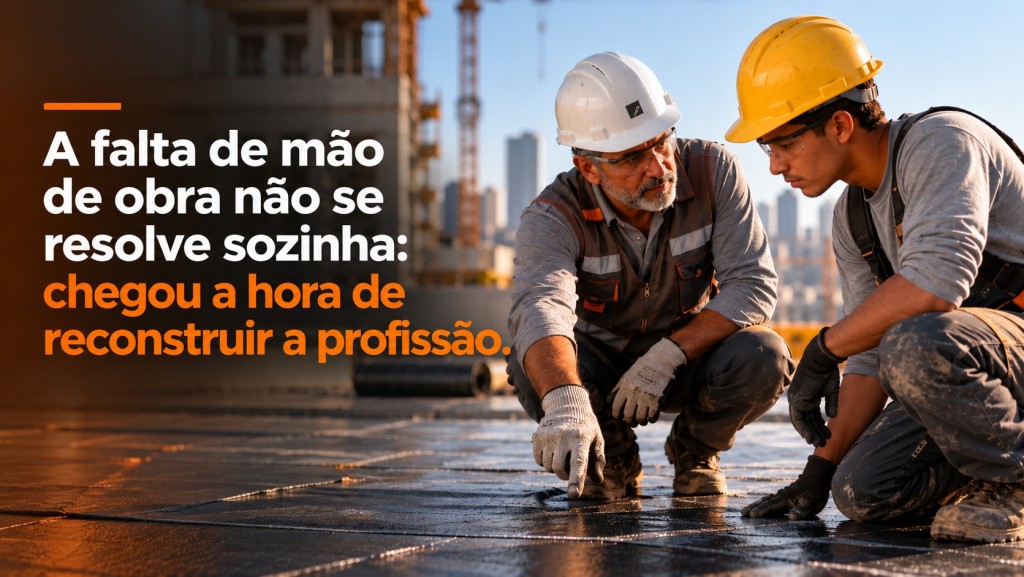A falta de mão de obra não se resolve sozinha: chegou a hora de reconstruir a profissão