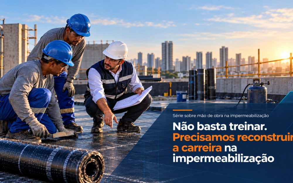 Não basta treinar: como reconstruir a mão de obra especializada em impermeabilização
