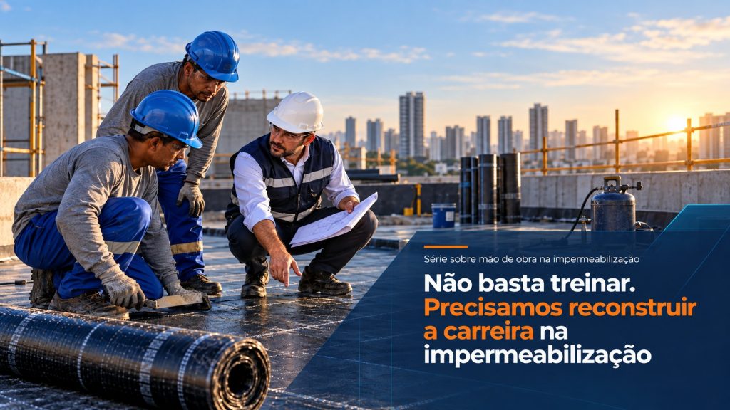 Não basta treinar: como reconstruir a mão de obra especializada em impermeabilização